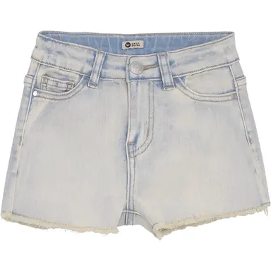 Korte spijkerbroek (used light denim)