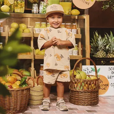 Korte broek Lazaro (nougat)