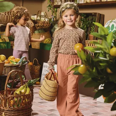 Broek WIDE FIT Grazia (cannoli)