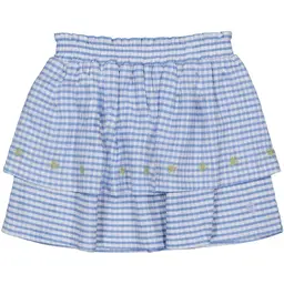 Rokje Floortje (aop blue check)