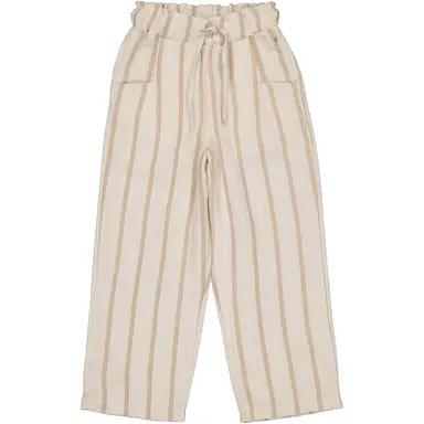 Broek Stacy (aop taupe stripe)