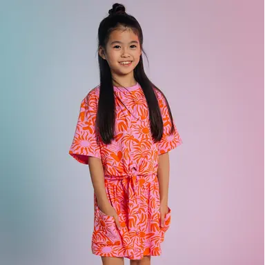 T-shirt Zem (aop pink blush flower)