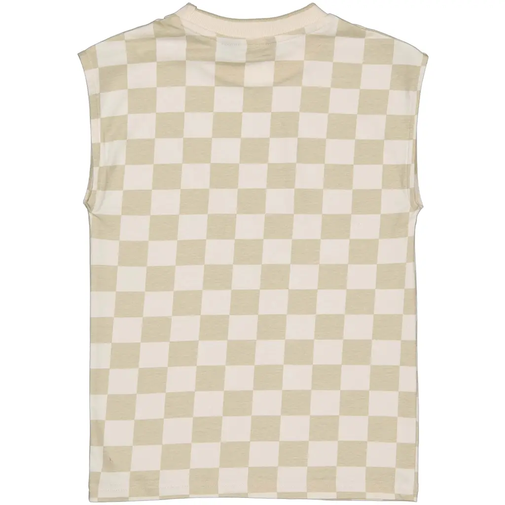 T-shirt Zenno (aop white check)