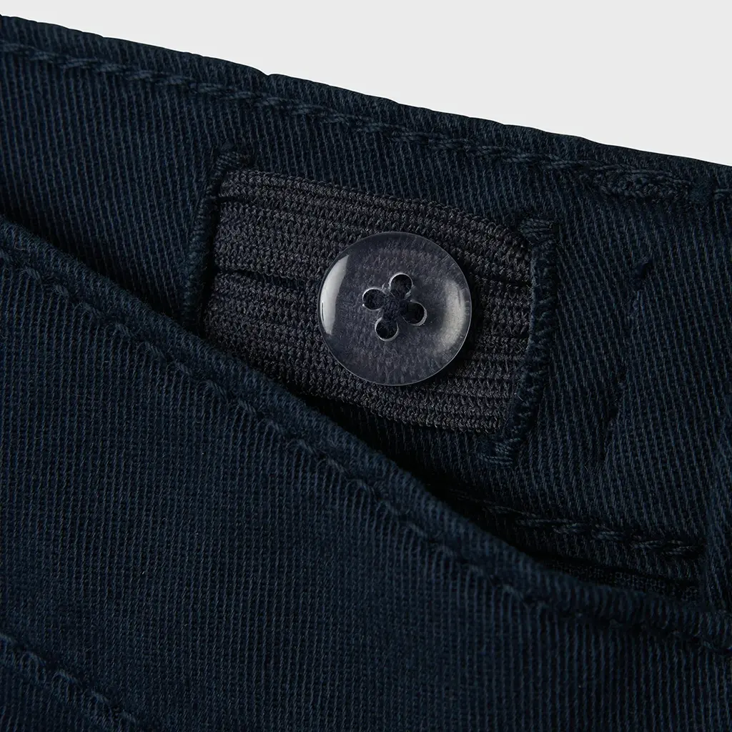 Nette korte broek twill SLIM FIT Silas (dark sapphire)
