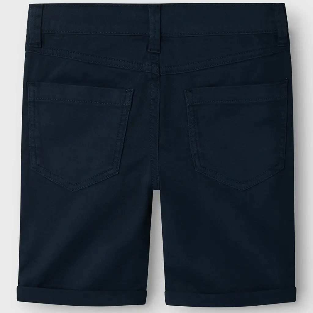 Nette korte broek twill SLIM FIT Silas (dark sapphire)