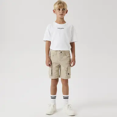 Korte cargo broek twill REGULAR FIT Ryan (oxford tan)