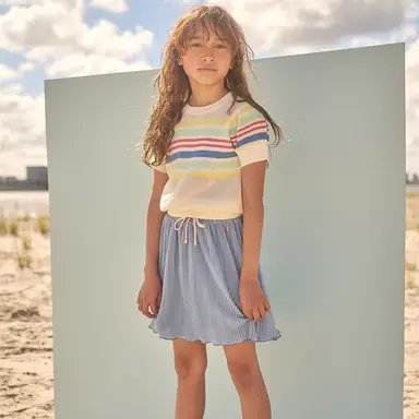 Gebreide top Kae (pearled ivory)