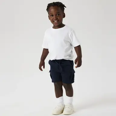 Korte cargo sweat broek Oli (dark sapphire)