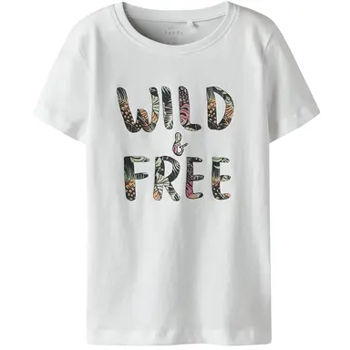 T-shirt Vanaya (bright white wild&free)