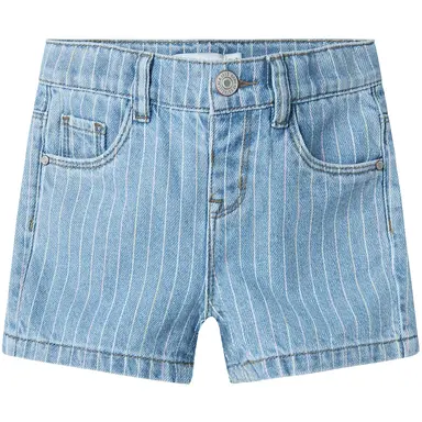Korte spijkerbroek stripe REGULAR FIT Macie (light blue denim)