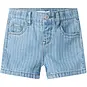 Name It Korte spijkerbroek stripe REGULAR FIT Macie (light blue denim)