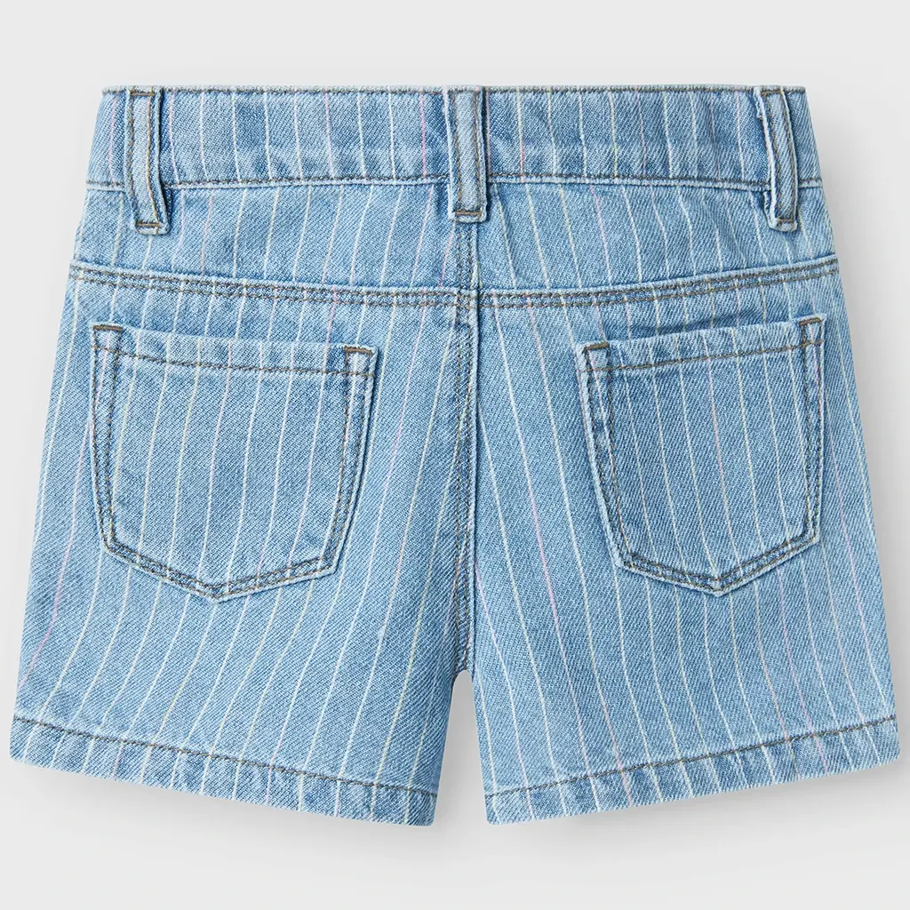 Korte spijkerbroek stripe REGULAR FIT Macie (light blue denim)