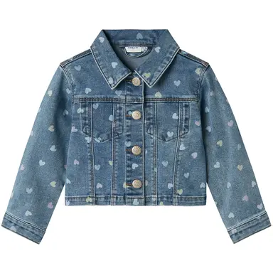 Spijkerjas Falula (medium blue denim heart)