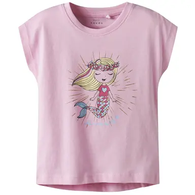 T-shirt Violet (pink frosting mermaid)