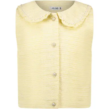 Top Asmar glitter tweed (sunny)