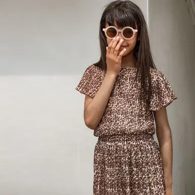 Jurk Marley (leopard latte)