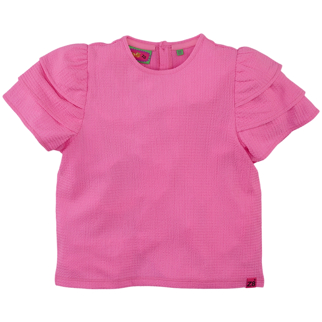 Z8-collectie T-shirt CRINCLE Florenza (chaotic pink)