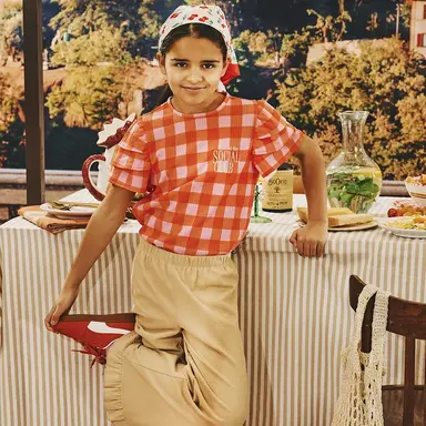 T-shirt crincle Piper (sorbet pink)