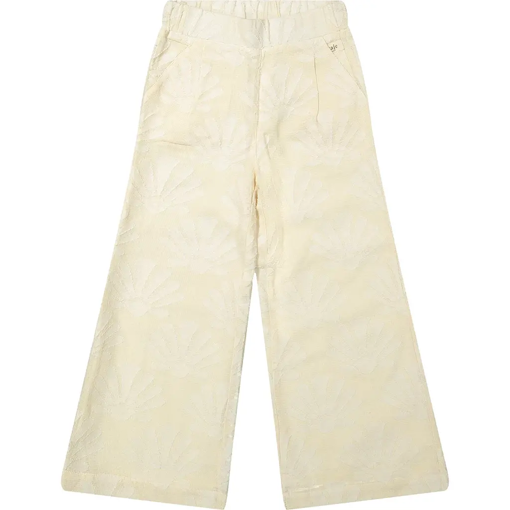 Broek Meda cullote  (off-white aop)