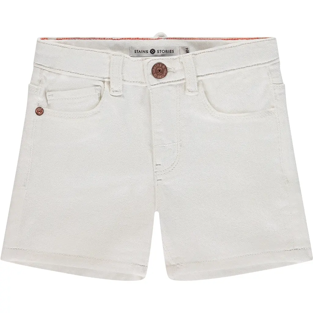 Korte spijkerbroek (ivory)