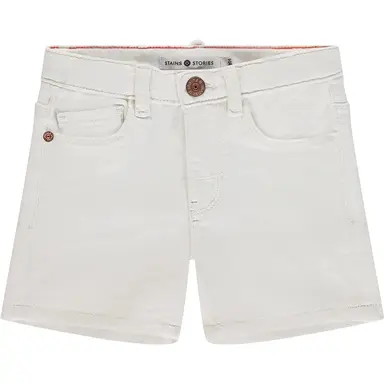 Korte spijkerbroek (ivory)