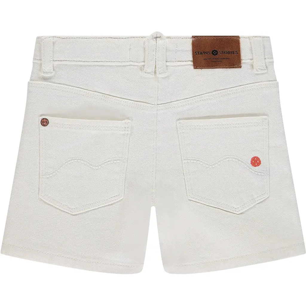 Korte spijkerbroek (ivory)
