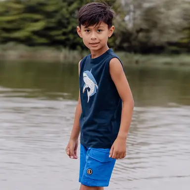 Korte broek sweat Bruce (sky blue)