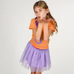 Rokje mesh River (light purple)