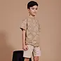 LEVV T-shirt Sibren (aop green graphic)