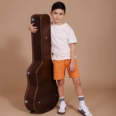 Korte broek Sjoerd (soft orange)