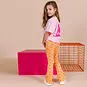 Quapi Broek flared Fleury (aop orange sketch)