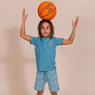 Korte broek Ferron (aop blue sketch)