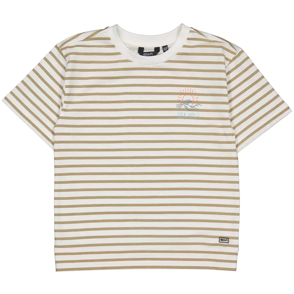 T-shirt Felan (aop brown stripe)