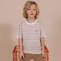 Quapi T-shirt Felan (aop brown stripe)
