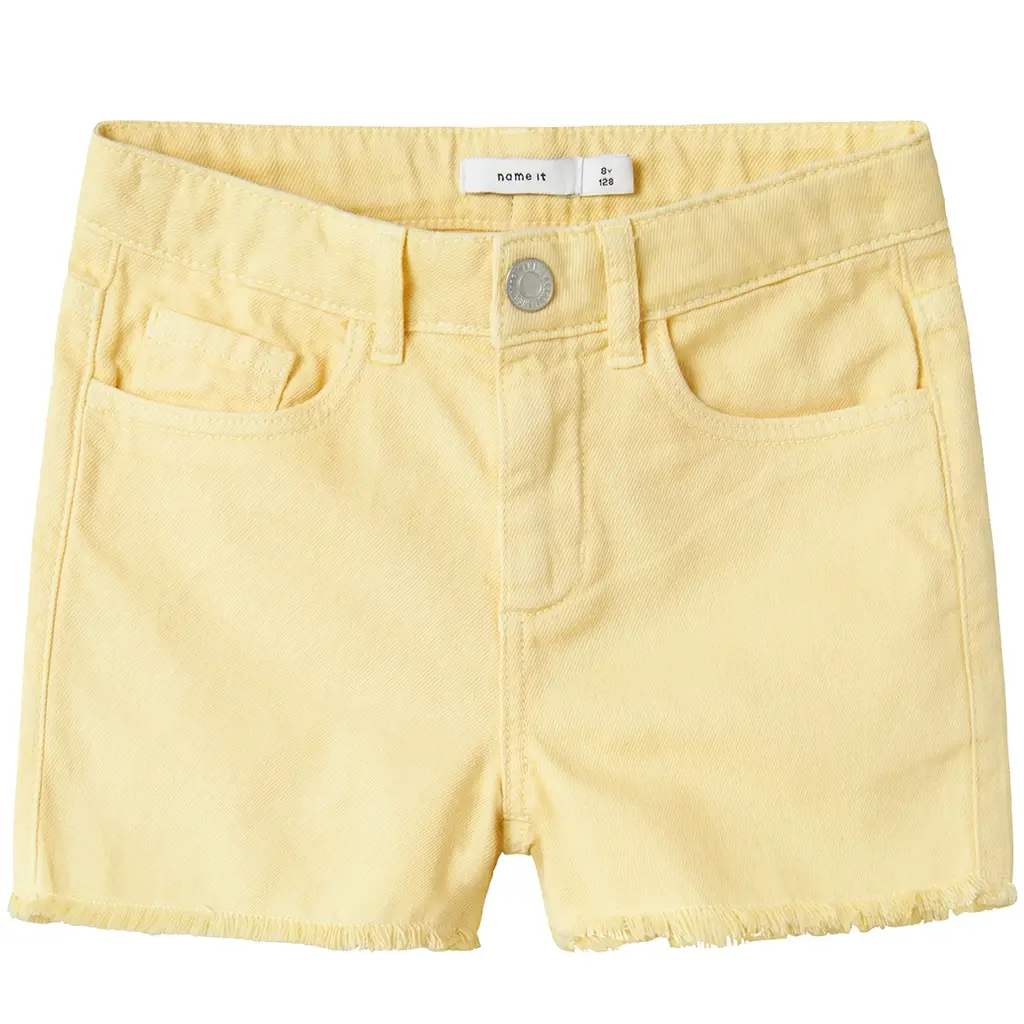 Korte broek twill MOM FIT Rose (golden haze)
