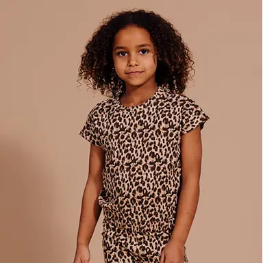 T-shirt Sannah (aop taupe animal)