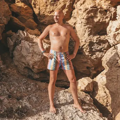 VADER Zwembroek Multi Stripe (multicolor)