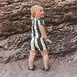 Salted Stories Zwembroekje Wide Stripe (bronze green)