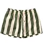 Salted Stories Zwembroek Wide Stripe VADER (bronze green)