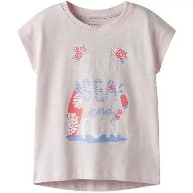 T-shirt Violet (ballerina sun sea fun)