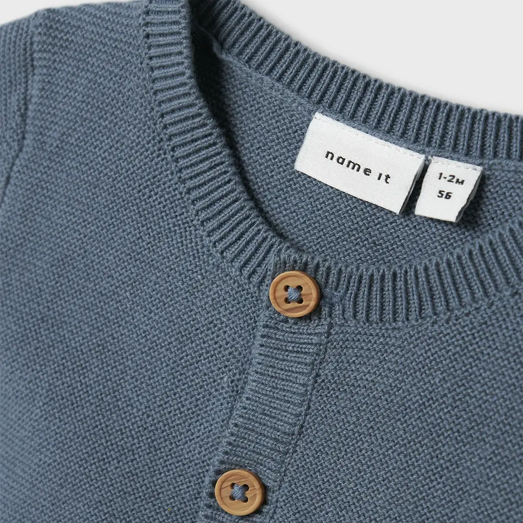 Gebreid vestje Jolle (blue mirage)