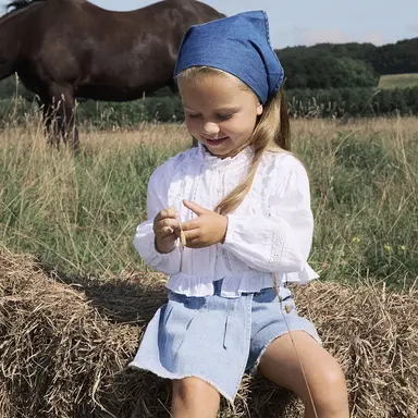 Broek-rokje jeans Hanna (medium blue denim)