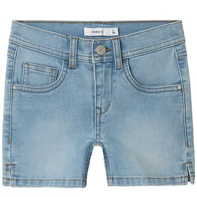 Korte spijkerbroek Salli (light bue denim)