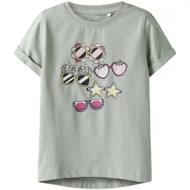 T-shirt Vix (aqua gray glasses)