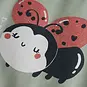 Name It T-shirt Vix (aqua gray ladybird)