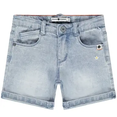 Korte spijkerbroek (light blue denim)