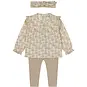 Dirkje Tweedelige set met haarbandje (off white)