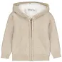 Dirkje Gebreid vestje teddy (beige grey)