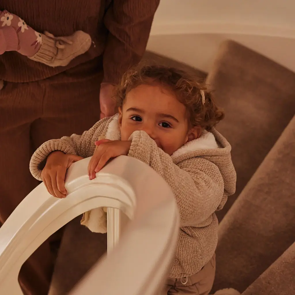 Gebreid vestje teddy (beige grey)