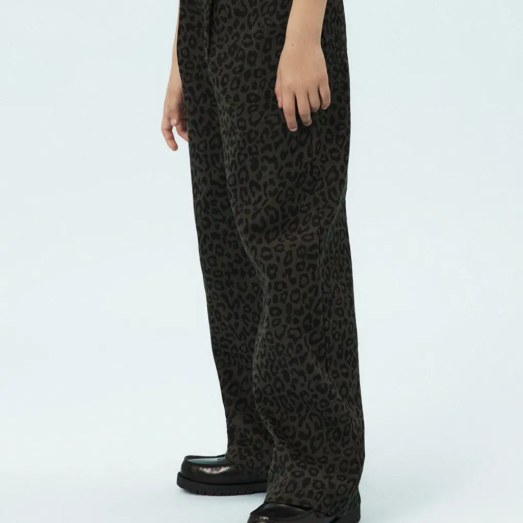 Broek WIDE LEG twill Bella (mockingbird)